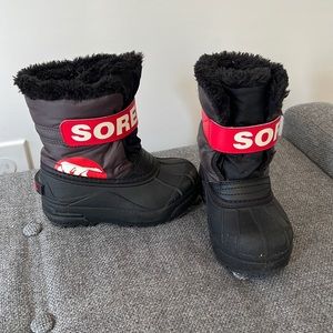 Sorel kids size 10 snow boots